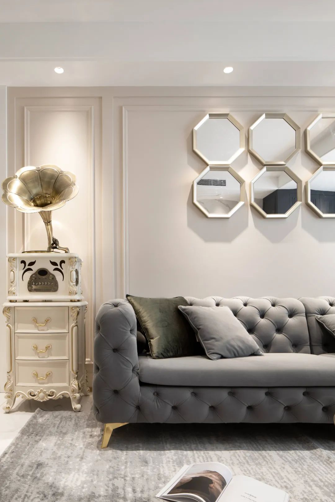 360㎡现代轻奢,有琴房、有舞蹈室,设计很情趣!(图6) 现代轻奢家居设计_少儿舞蹈房装修效果图_艺术人士住宅装修