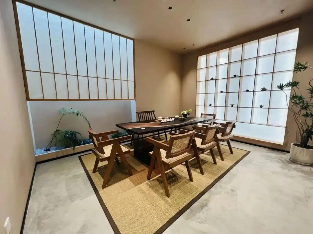 传统+现代,这家新中式茶馆“野”给你看(图3) 开间茶馆装修图片_北外滩茶馆 野小白 传统文化现代茶文化