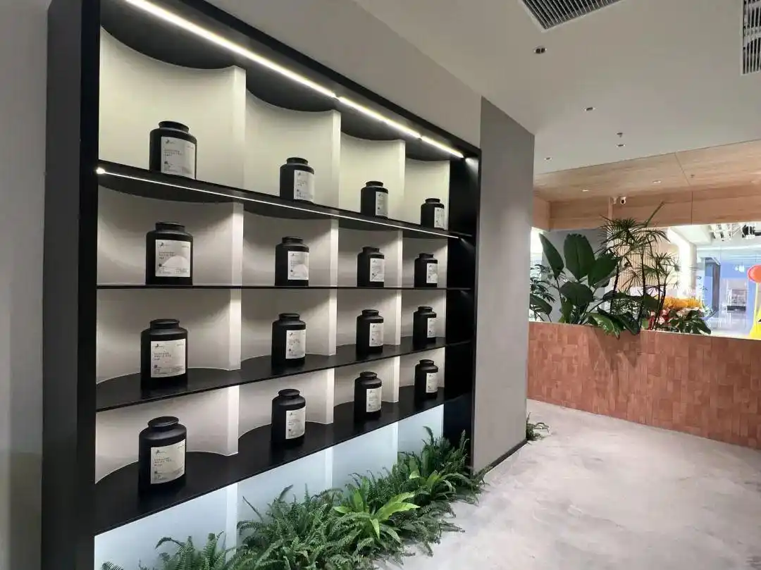 传统+现代,这家新中式茶馆“野”给你看(图4) 北外滩茶馆 野小白 传统文化现代茶文化_开间茶馆装修图片