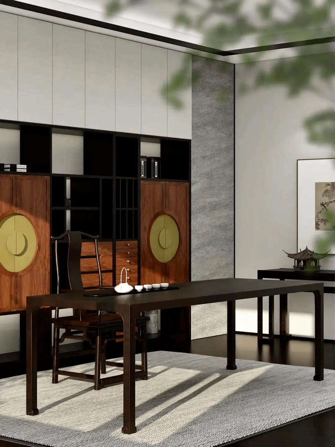 有一种美，叫做新中式茶室设计