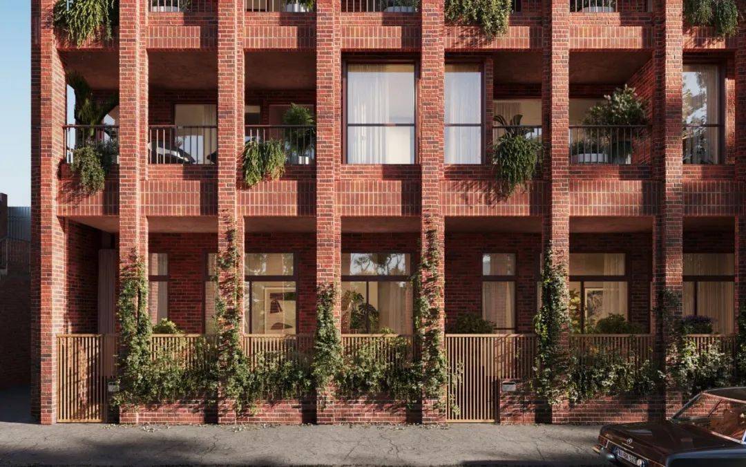 还在贴小红砖?没想到这样的房子又开始流行了(图23) 澳大利亚装修风格_现代红砖建筑立面_红砖公寓楼设计