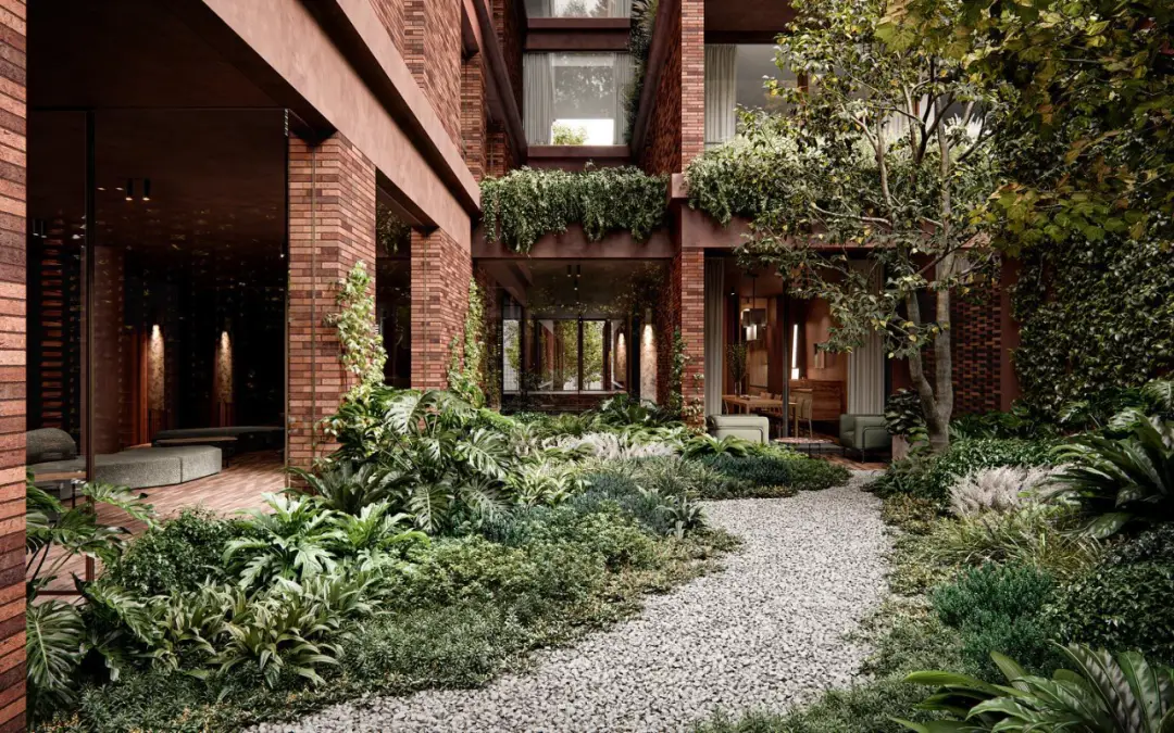 还在贴小红砖?没想到这样的房子又开始流行了(图4) 澳大利亚装修风格_现代红砖建筑立面_红砖公寓楼设计