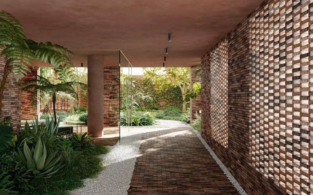 还在贴小红砖?没想到这样的房子又开始流行了(图5) 澳大利亚装修风格_红砖公寓楼设计_现代红砖建筑立面