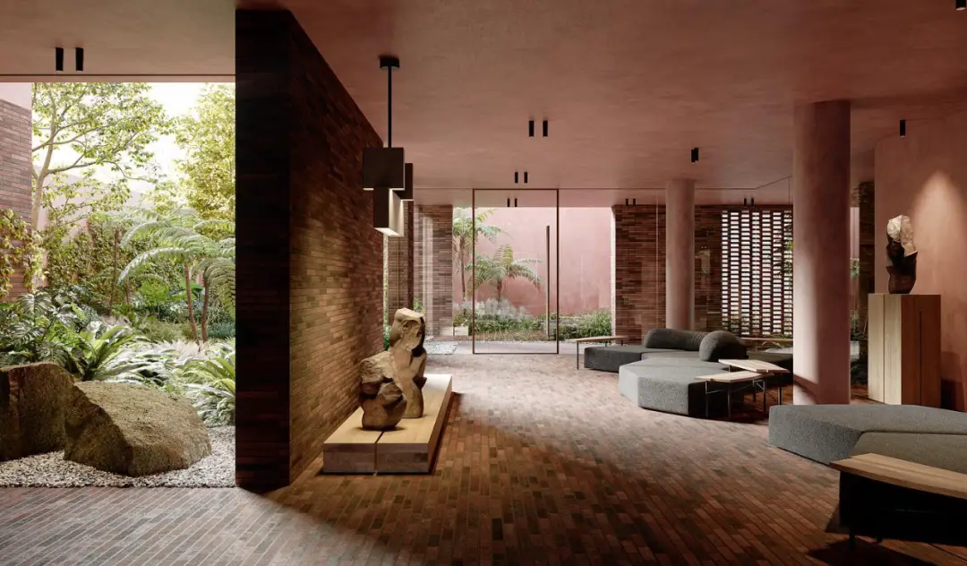 还在贴小红砖?没想到这样的房子又开始流行了(图6) 现代红砖建筑立面_红砖公寓楼设计_澳大利亚装修风格