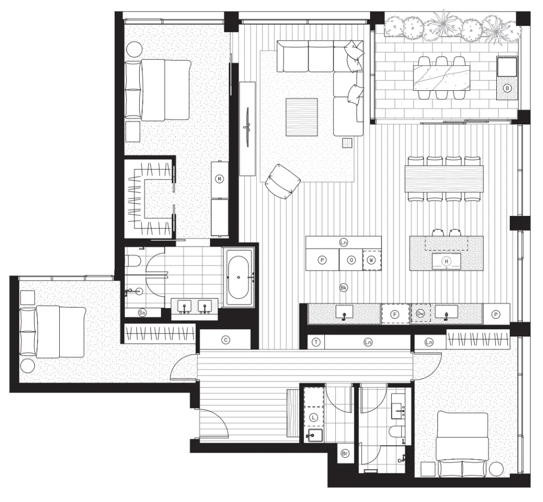 还在贴小红砖?没想到这样的房子又开始流行了(图8) 澳大利亚装修风格_红砖公寓楼设计_现代红砖建筑立面