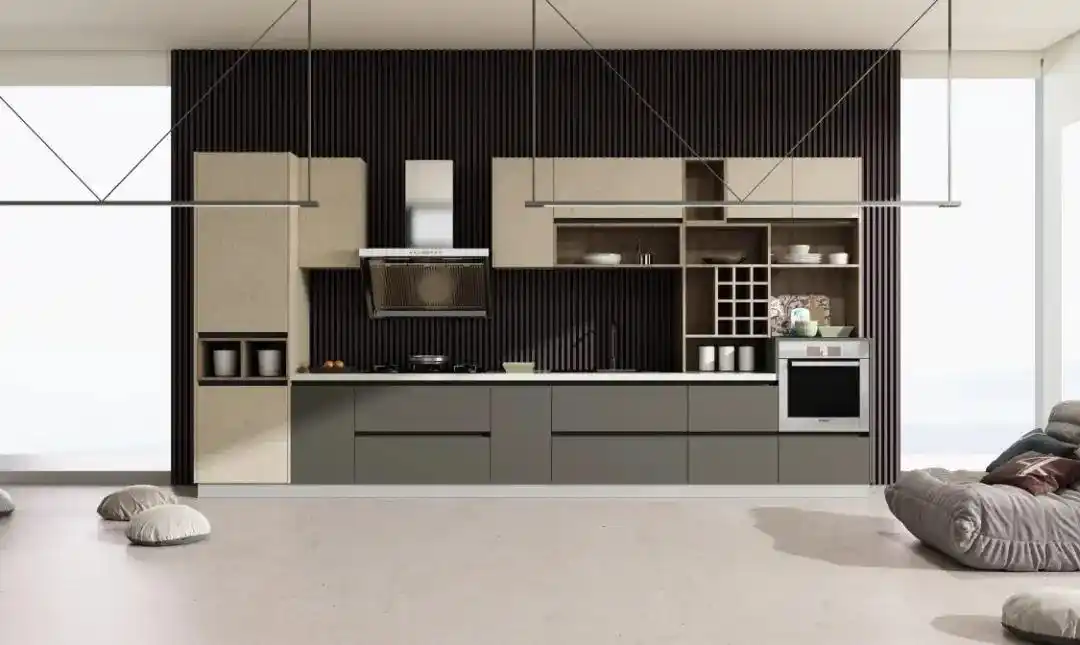5套2024流行的厨房配色方案,还不会选配色的赶紧收藏(图15) 2024橱柜颜色趋势_厨房配色方案_橱柜巧克力板颜色大全