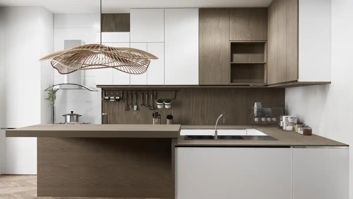 橱柜颜色选不对,装修再好也白费!这5种耐看色闭眼入(图2) 橱柜巧克力板颜色大全_耐看橱柜颜色推荐_橱柜颜色选择