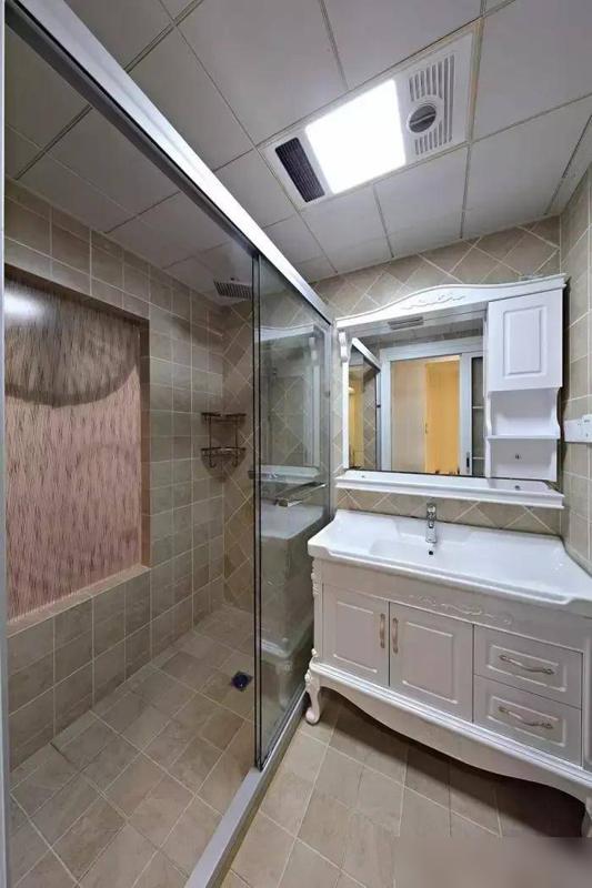 90㎡美式紧促小三居,装完堪比120㎡的宽敞与实用,太厉害(图11) 美式风格小三居室布局_美式家具 小户型_90㎡小三居室设计