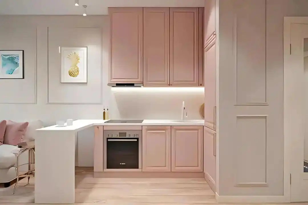 看了邻居家的橱柜,才猛然发现原来橱柜的颜色有这么多选择!(图22) 橱柜巧克力板颜色大全_白色橱柜优缺点_小厨房橱柜颜色选择