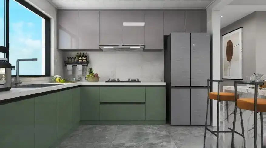 看了邻居家的橱柜,才猛然发现原来橱柜的颜色有这么多选择!(图25) 小厨房橱柜颜色选择_橱柜巧克力板颜色大全_白色橱柜优缺点