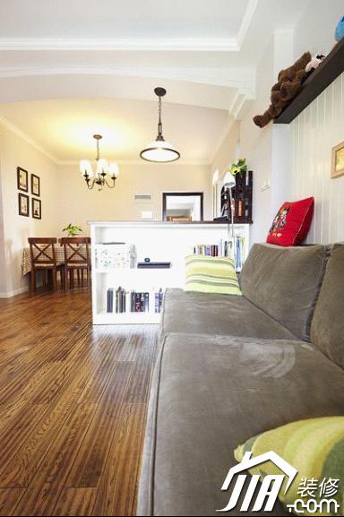 80后小夫妻 收纳控的美式清新小屋(图4) 美式家具 小户型_80后小夫妻美式混搭风格装修_收纳控小户型温馨家居设计