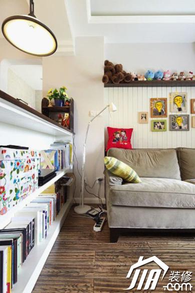 80后小夫妻 收纳控的美式清新小屋(图5) 80后小夫妻美式混搭风格装修_美式家具 小户型_收纳控小户型温馨家居设计