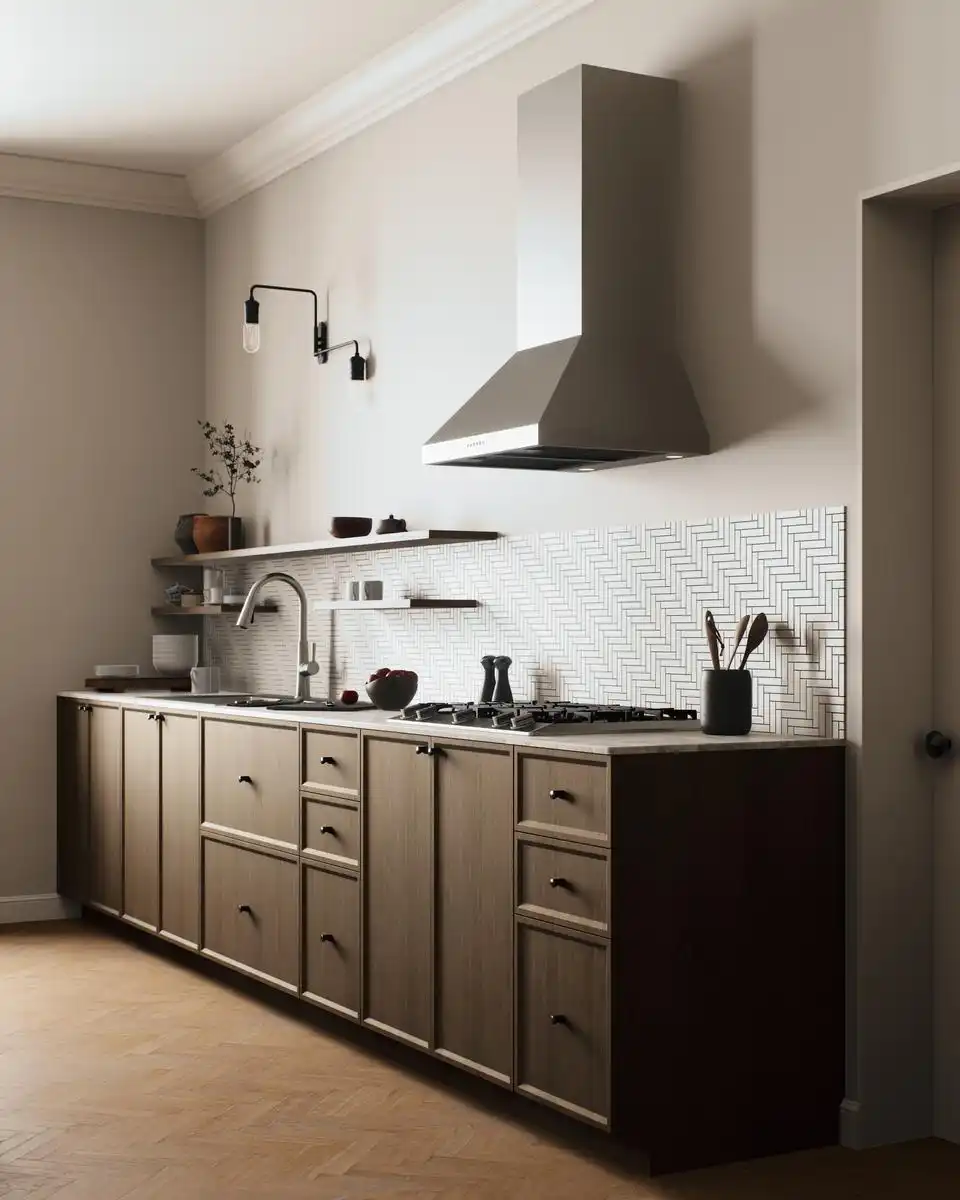 家居美学大揭秘,橱柜什么颜色最耐看?你的选择决定家的味道!(图3) 橱柜巧克力板颜色大全_橱柜颜色选择_耐看橱柜颜色搭配