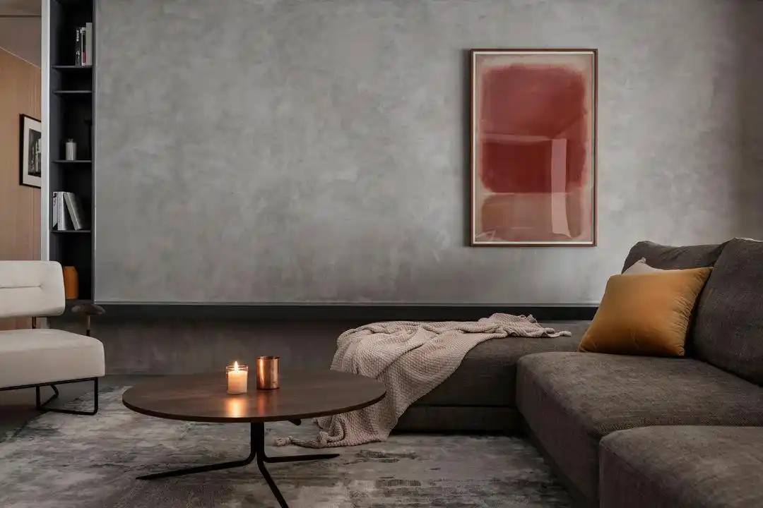 成都夫妇买下大横厅户型,坚持阳台垫高10公分,住过才知有多爽!(图5) 成都地暖装修_客餐厅互动空间布局_大横厅户型设计