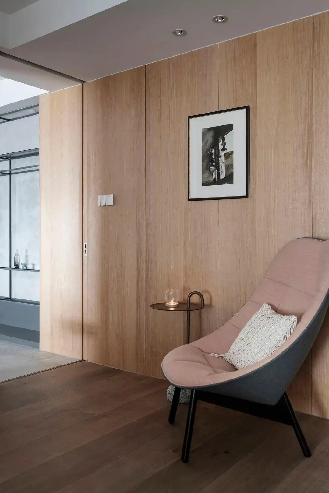 成都夫妇买下大横厅户型,坚持阳台垫高10公分,住过才知有多爽!(图9) 大横厅户型设计_客餐厅互动空间布局_成都地暖装修