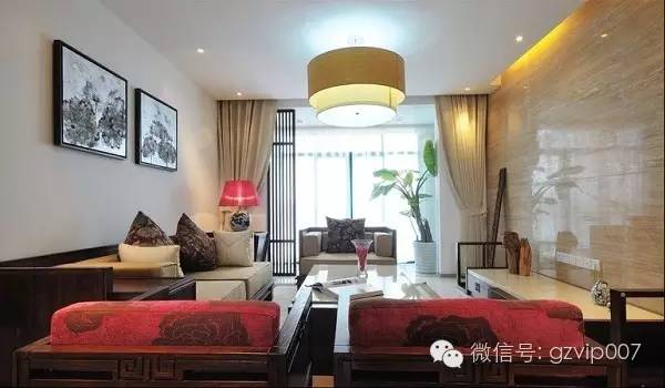 中式古典风格装修案例 打造气质喜庆婚房