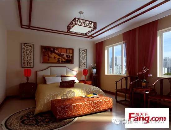 中式古典风格装修案例 打造气质喜庆婚房(图12) 中式风格婚房设计_中式古典风格装饰_中国古典婚房装修