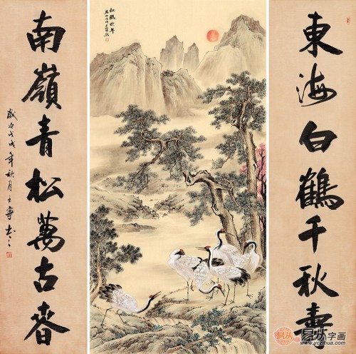 沙发背景墙挂什么画好 不同沙发背景墙挂画案例分享(图4) 沙发背景墙挂什么画好 不同沙发背景墙挂画案例分享