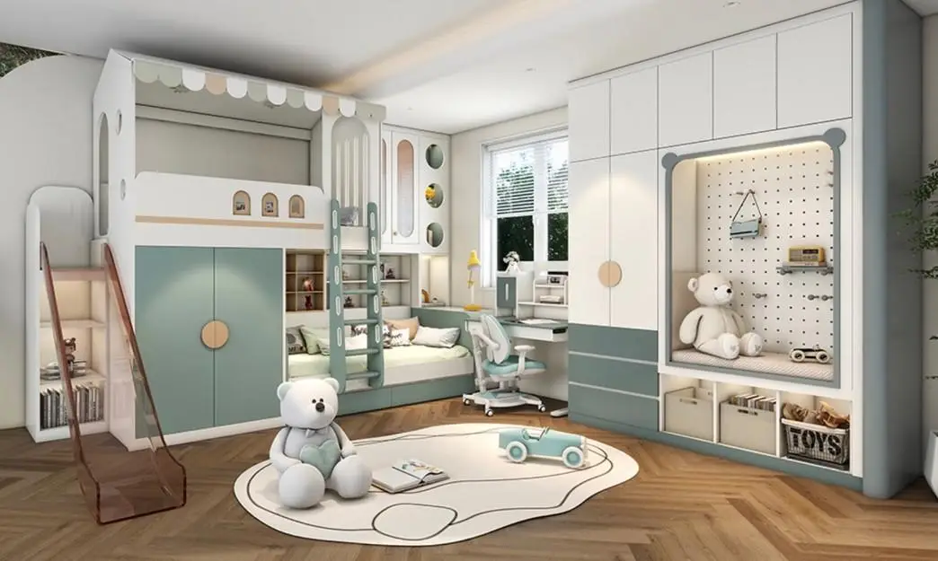 进军儿童健康刚需市场,Lamett乐迈石晶儿童家居创意空间火热招商(图2) 集成墙面品牌_儿童家居健康环保 石晶材料 全屋整装解决方案