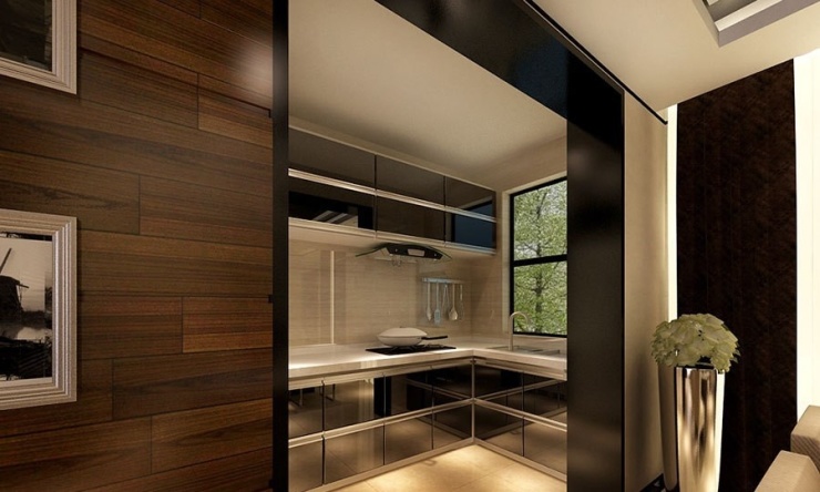 港式装修—简约空间绽放质感潮范儿!(图6) 阿莲娜装修风格_港式风格设计_港式风格现代装饰