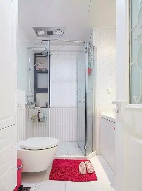 卫生间的40种装修方案,总有一种合你心意!(图50) 小卫生间浴缸设计_卫生间墩布池装修效果_卫生间装修效果图