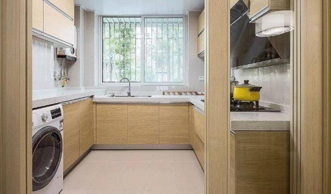 厨房的橱柜高低设计,符合人体工程学,实用性更高更方便(图4) 厨房高低台设计_橱柜高低台面怎么设计_水槽台面抬高