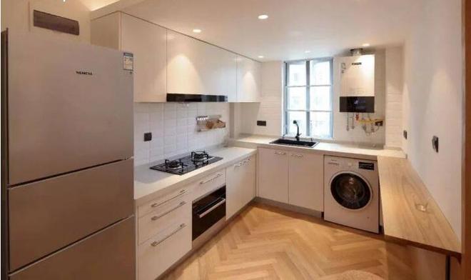 厨房的橱柜高低设计,符合人体工程学,实用性更高更方便(图5) 橱柜高低台面怎么设计_厨房高低台设计_水槽台面抬高