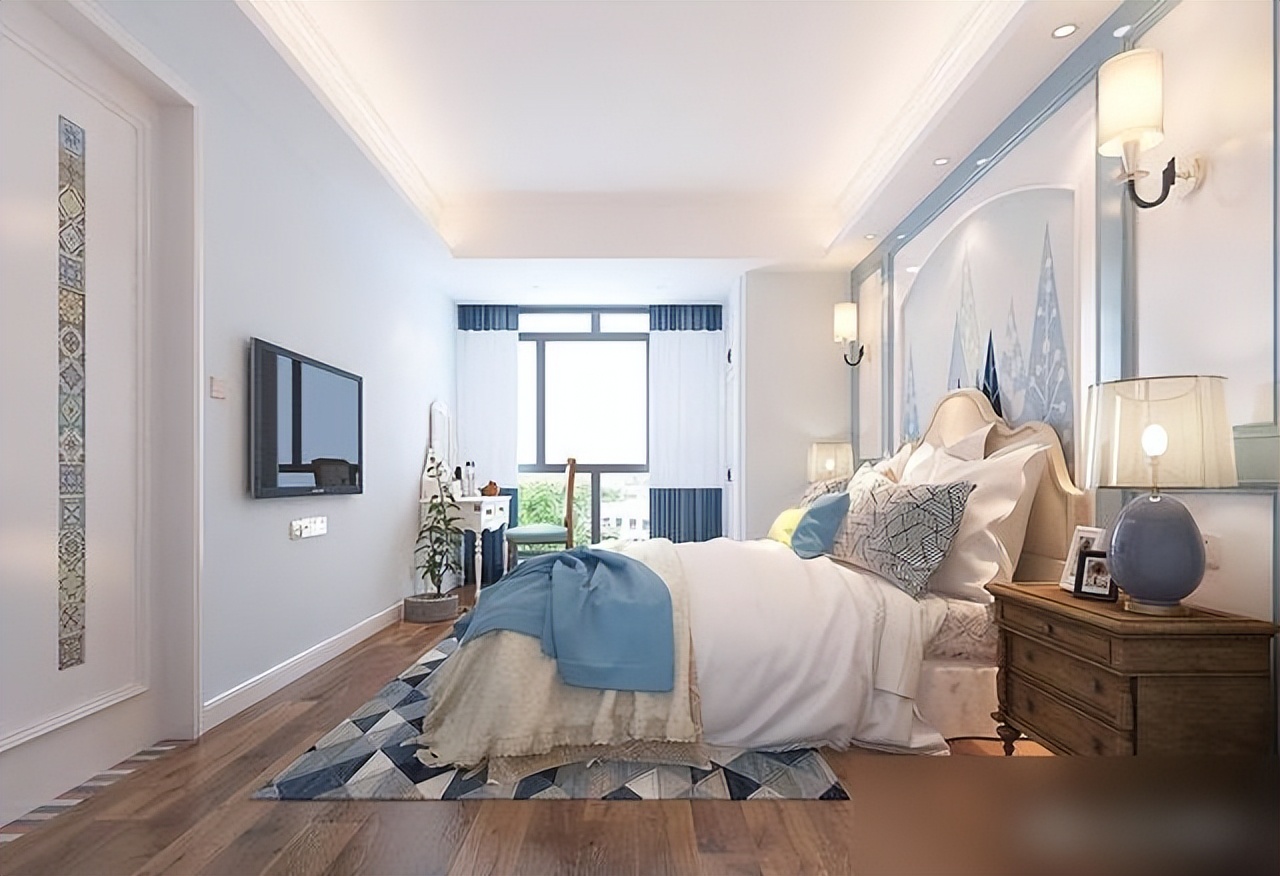 她把100㎡三居室利用到极致,每个空间都很舒适,很有远见和眼光(图2) 100平房子装修设计图_100平三室空间设计_小户型客厅餐厅打通技巧