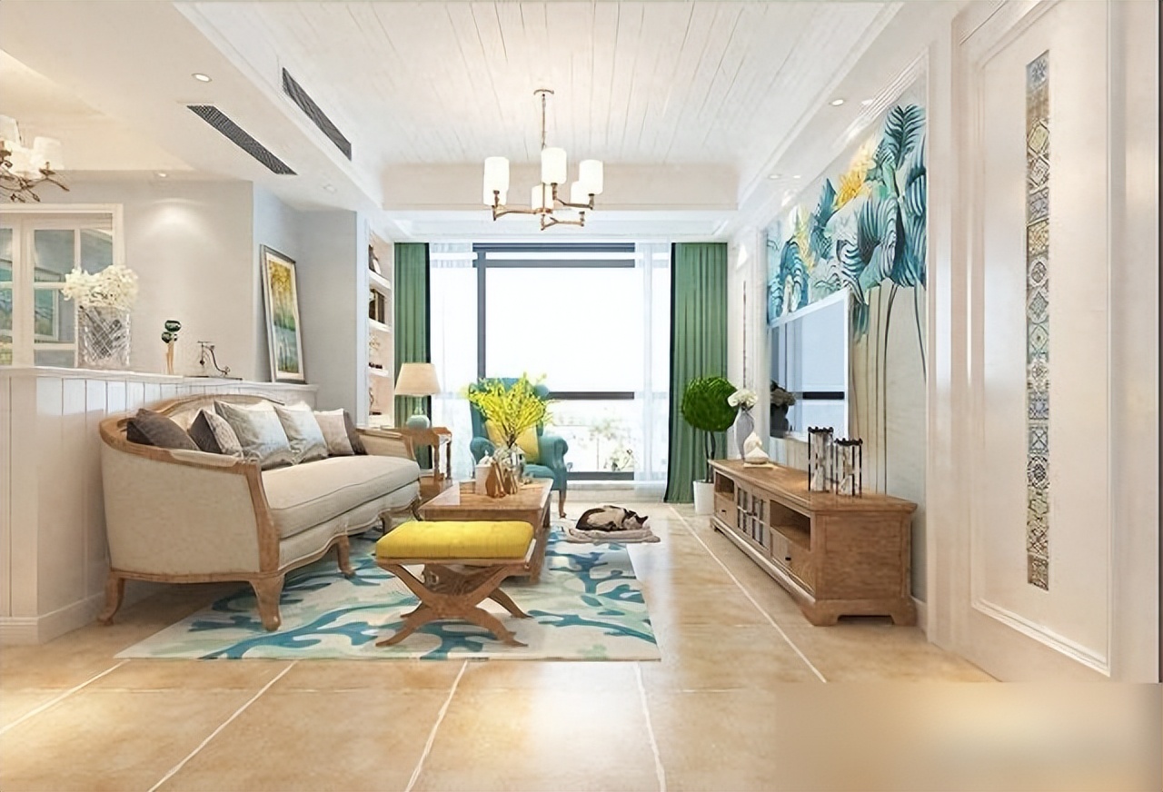 她把100㎡三居室利用到极致,每个空间都很舒适,很有远见和眼光(图13) 100平房子装修设计图_小户型客厅餐厅打通技巧_100平三室空间设计