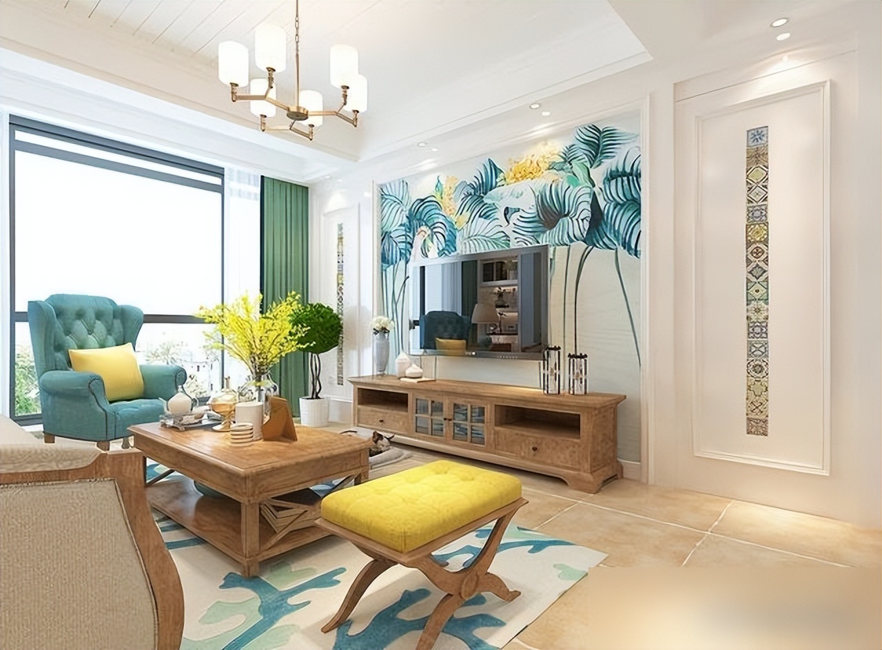 她把100㎡三居室利用到极致,每个空间都很舒适,很有远见和眼光(图6) 100平三室空间设计_小户型客厅餐厅打通技巧_100平房子装修设计图