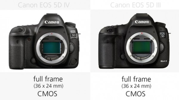挤牙膏还是诚意之作?佳能5D Mark IV和Mark III规格对比(图5) 佳能5D Mark IV与5D Mark III对比_相机传感器尺寸差异_佳能5d3边缘对焦