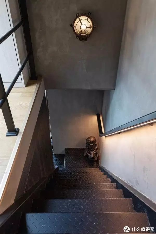 70㎡,一个人住!全屋毛坯水泥风,动静分离设计太实用(图12) 极简工业风家居设计_毛坯水泥风格_水泥风装修案例