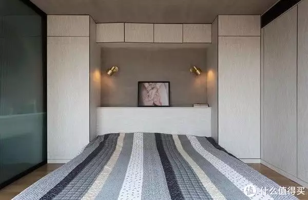 70㎡,一个人住!全屋毛坯水泥风,动静分离设计太实用(图14) 极简工业风家居设计_水泥风装修案例_毛坯水泥风格