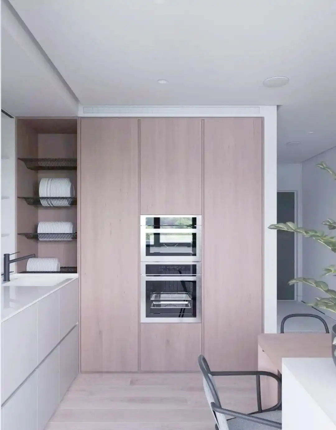 50平米小户型单身公寓设计_一居室小公寓装修效果图_简约风格小户型空间布局