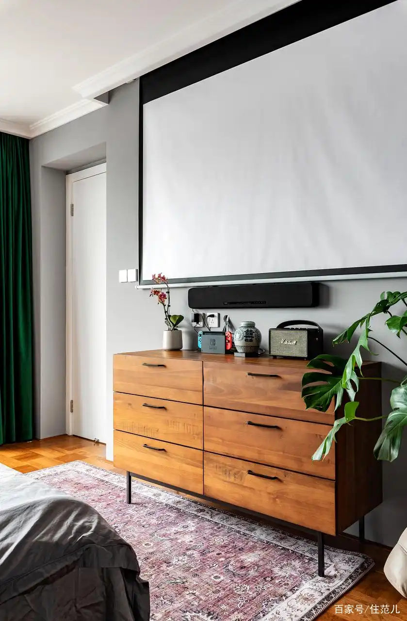 大红大绿80㎡,竟然搭出最高级的北欧风!(图25) 精品小户型欧式装修_全屋开放式厨房餐厅设计_82平米小户型改造