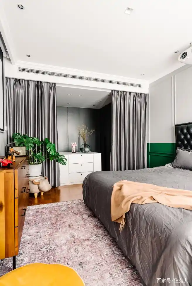 大红大绿80㎡,竟然搭出最高级的北欧风!(图26) 精品小户型欧式装修_全屋开放式厨房餐厅设计_82平米小户型改造