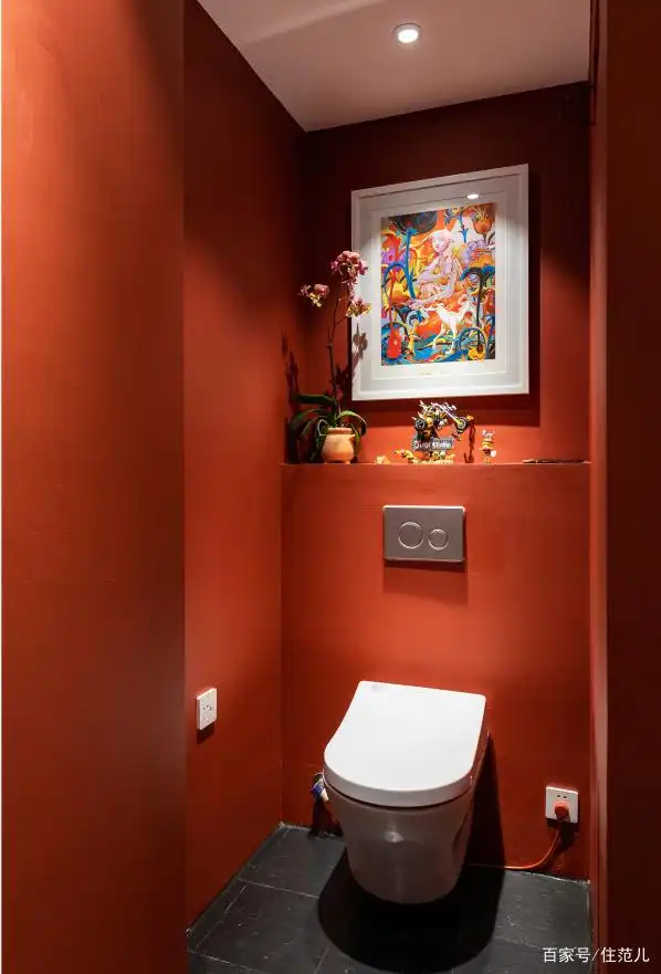 大红大绿80㎡,竟然搭出最高级的北欧风!(图35) 82平米小户型改造_精品小户型欧式装修_全屋开放式厨房餐厅设计