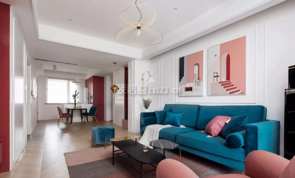 [今朝装饰]120㎡现代轻奢欧式风的装修案例欣赏