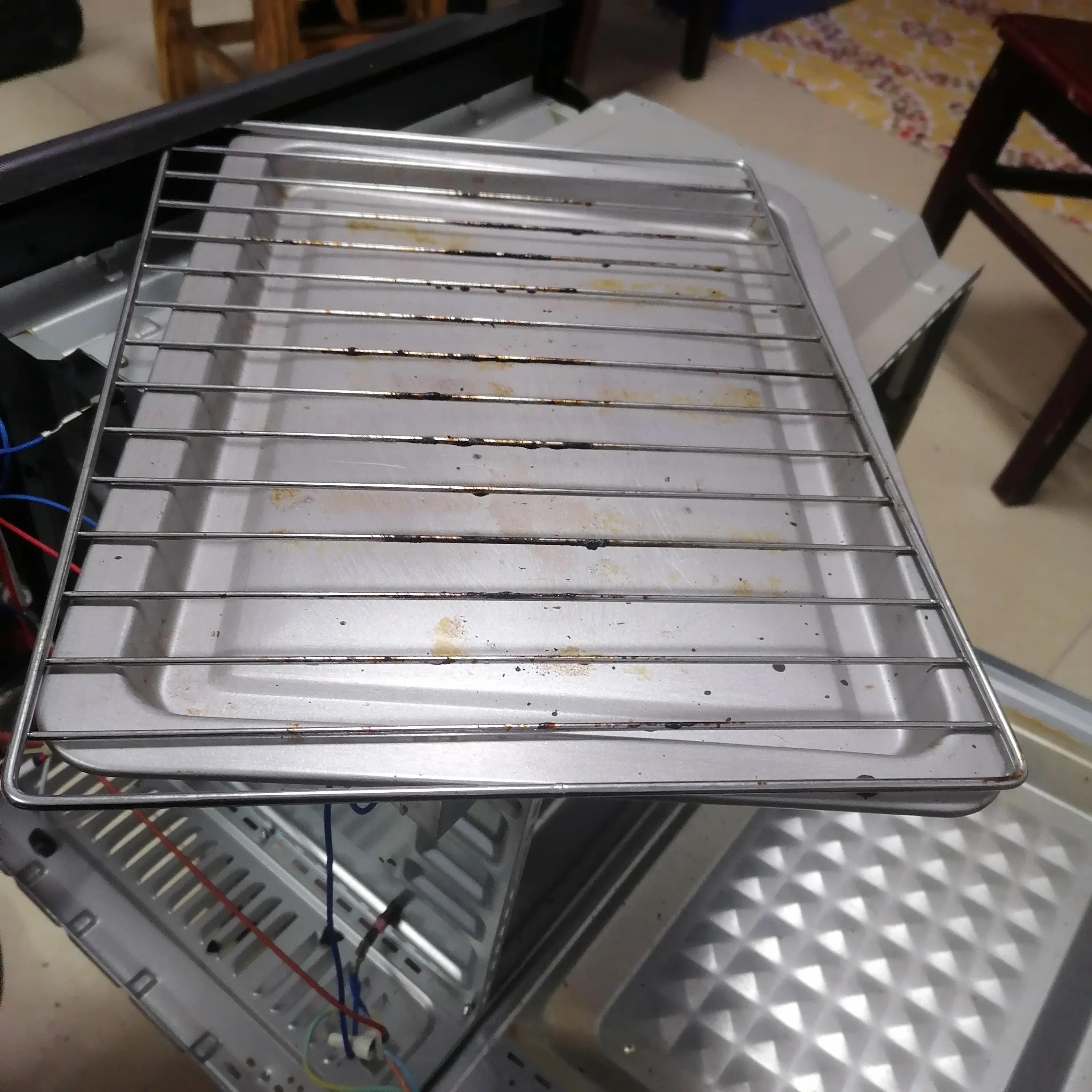 电烤箱修理_电烤箱定时器接线柱断维修教程_美的电烤箱维修拆解