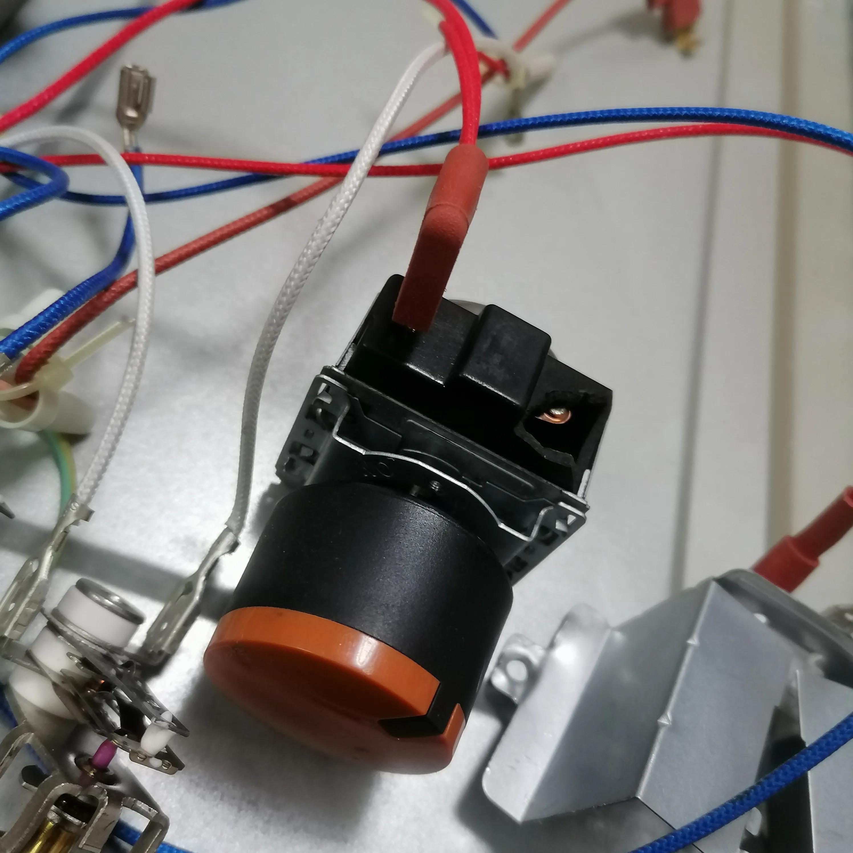 电烤箱修理_电烤箱定时器接线柱断维修教程_美的电烤箱维修拆解