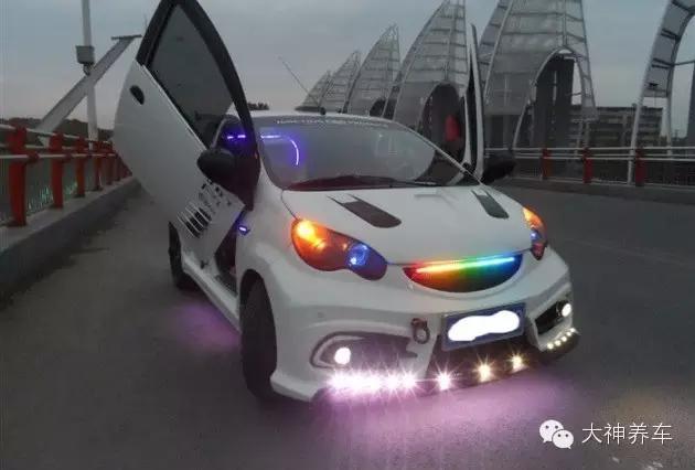 看上了比亚迪F0,手闲,一不小心就把它改了!(图9) 比亚迪f0加尾翼好审车吗_蛋蛋汽车改装案例_比亚迪F0改装