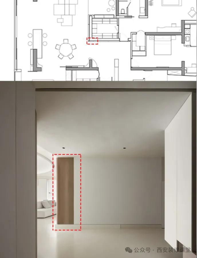 被年轻人的“墙角设计”折服了!打开思路后,高级感直接翻了一倍(图15) 墙面装饰留白_转角墙体设计_墙面夹角小平台