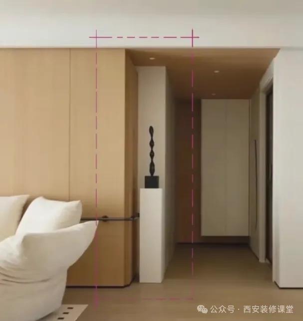 被年轻人的“墙角设计”折服了!打开思路后,高级感直接翻了一倍(图4) 墙面夹角小平台_墙面装饰留白_转角墙体设计