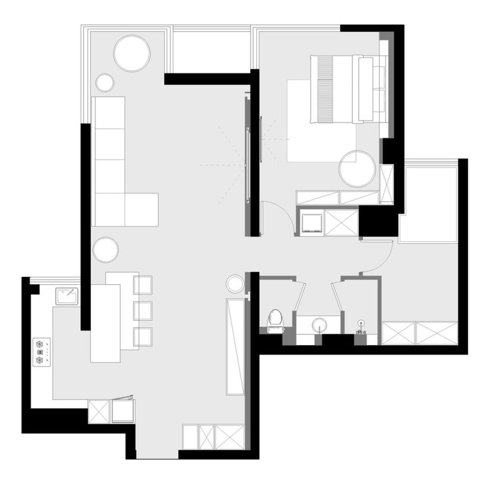 看了她家,才知道什么是“留白”,没有一丝单调,反而充满温度(图2) 留白空间设计_留白装修技巧_墙面装饰留白