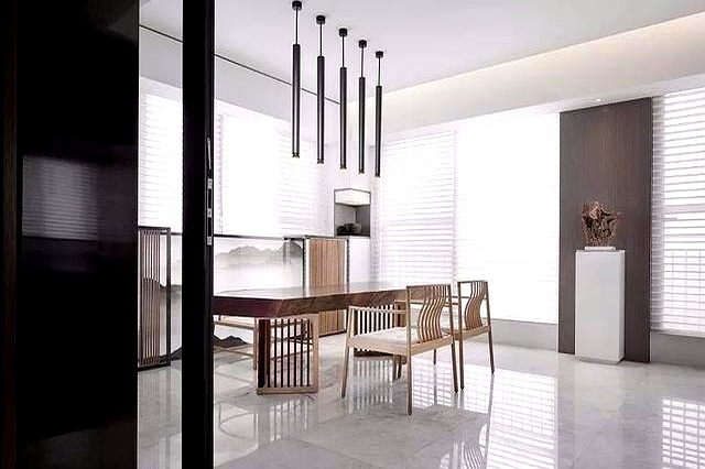 专业控这样的新中式留白,实在太美了(图17) 90后装修留白省钱技巧_新中式客厅留白设计_墙面装饰留白