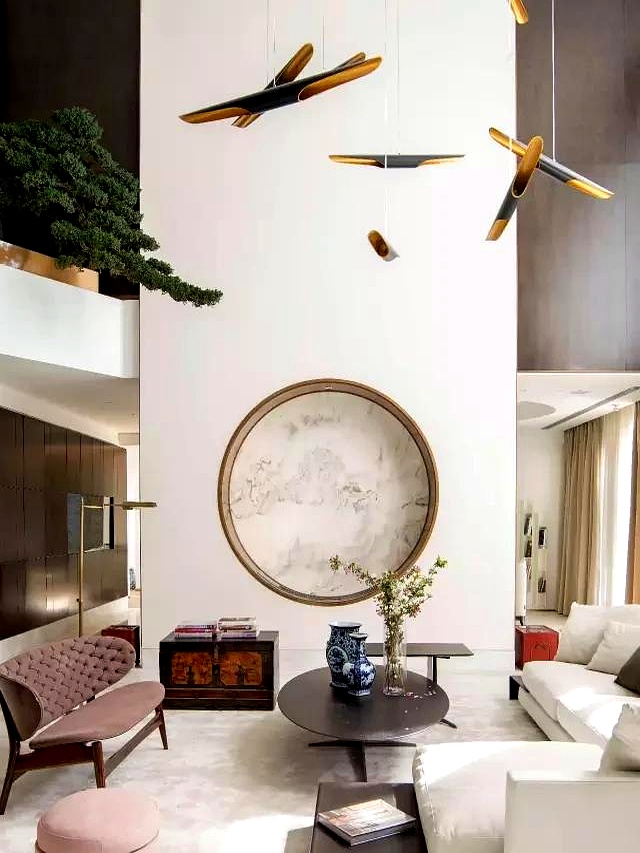 专业控这样的新中式留白,实在太美了(图6) 90后装修留白省钱技巧_墙面装饰留白_新中式客厅留白设计