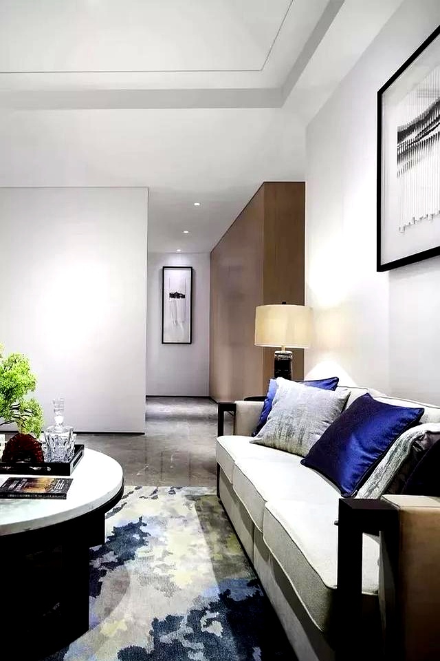 专业控这样的新中式留白,实在太美了(图9) 新中式客厅留白设计_90后装修留白省钱技巧_墙面装饰留白