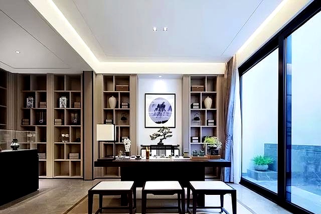 专业控这样的新中式留白,实在太美了(图10) 90后装修留白省钱技巧_墙面装饰留白_新中式客厅留白设计