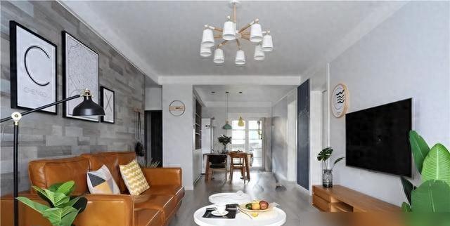 客厅不做吊顶，直接走一圈石膏线，漂亮省钱！聪明人都这样省层高