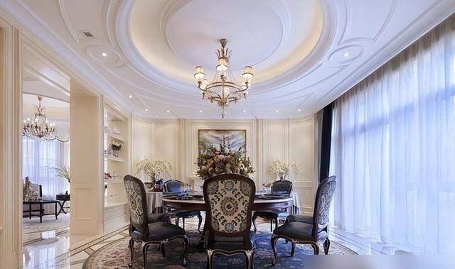 客厅不做吊顶,直接走一圈石膏线,漂亮省钱!聪明人都这样省层高(图3) 墙面装饰留白_2米58净高如何改善压抑感_2米6层高不吊顶石膏线装修